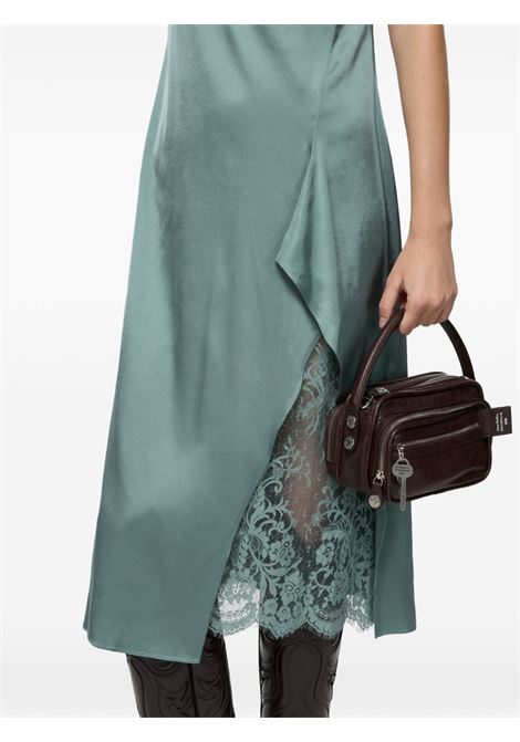 abito satin donna verde salvia ACNE STUDIOS | A20926ABC